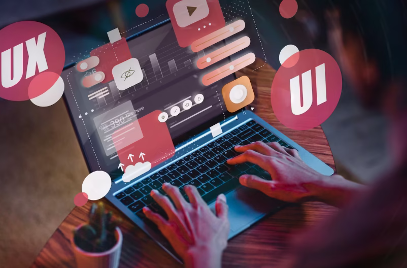 Our UI/UX design services are crafted to deliver seamless, intuitive, and visually stunning digital experiences that captivate users and drive engagement. We combine user-centered design principles with data-driven insights to create interfaces that are not only beautiful but also highly functional and conversion-focused