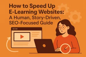 Improve website speed for e-learning platforms