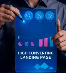 high converting landing page template