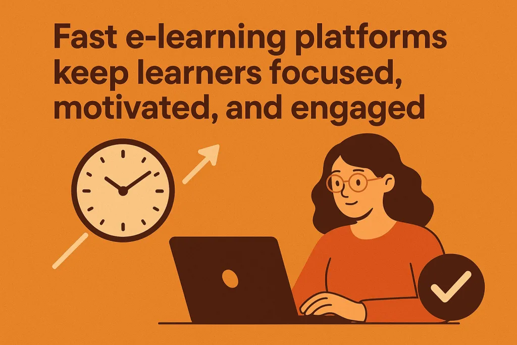 Improve website speed for e-learning platforms